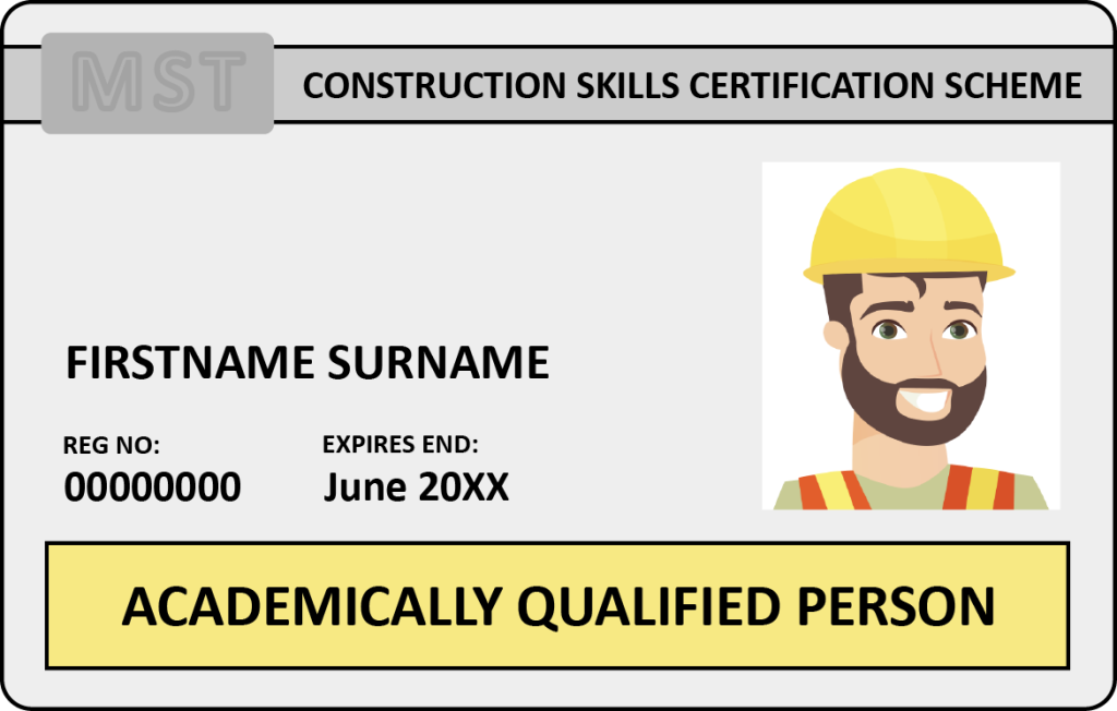 CSCS Card Types – My Safety Test